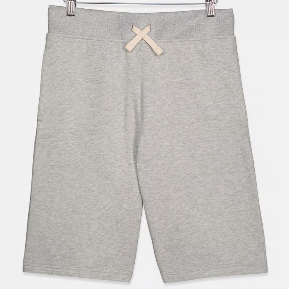 NWT Boys Natica Fleece Heather Grey School Shorts, Large 14/16